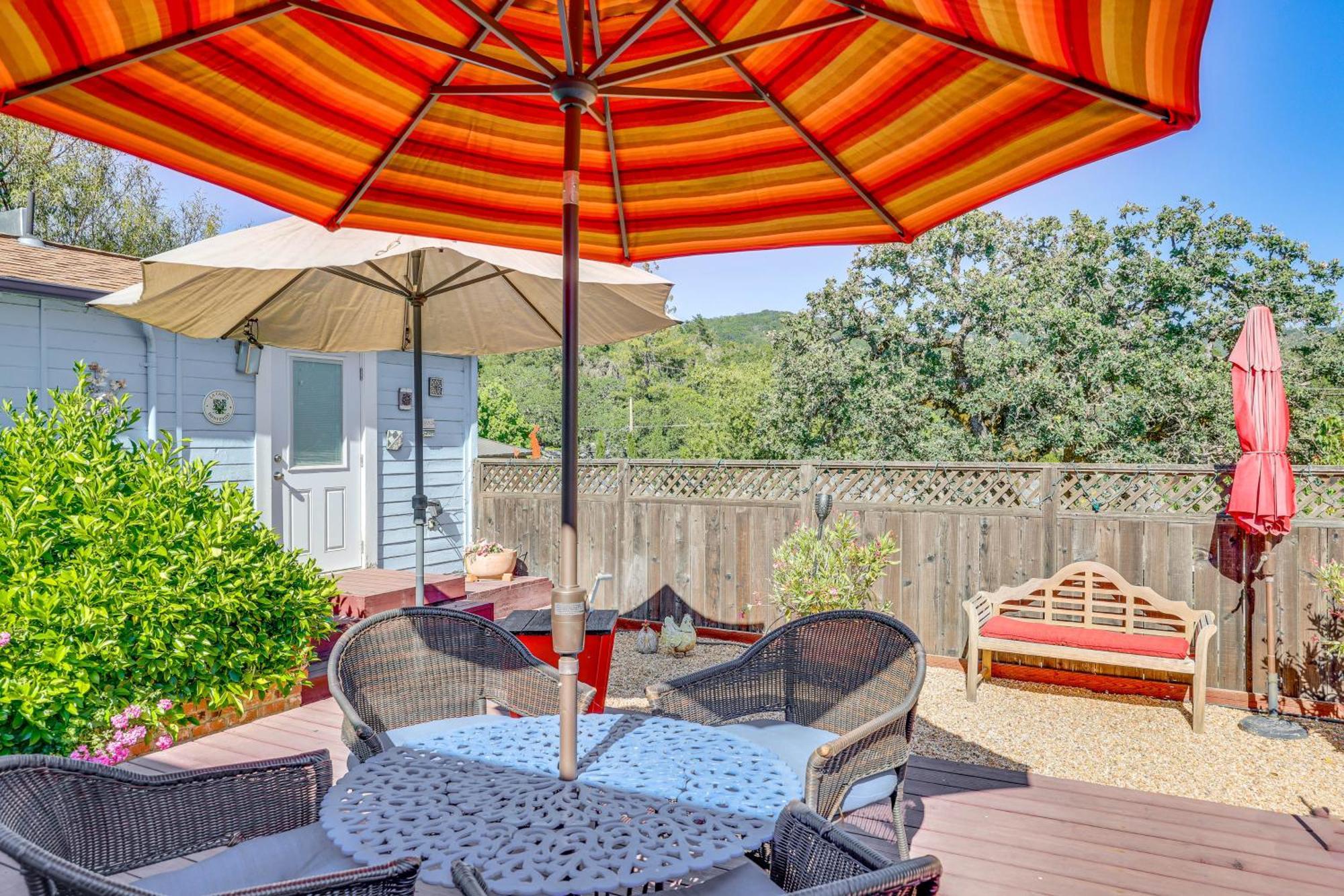 Romantic Casita With Garden And Deck 2 Miles To Plaza! Sonoma Buitenkant foto