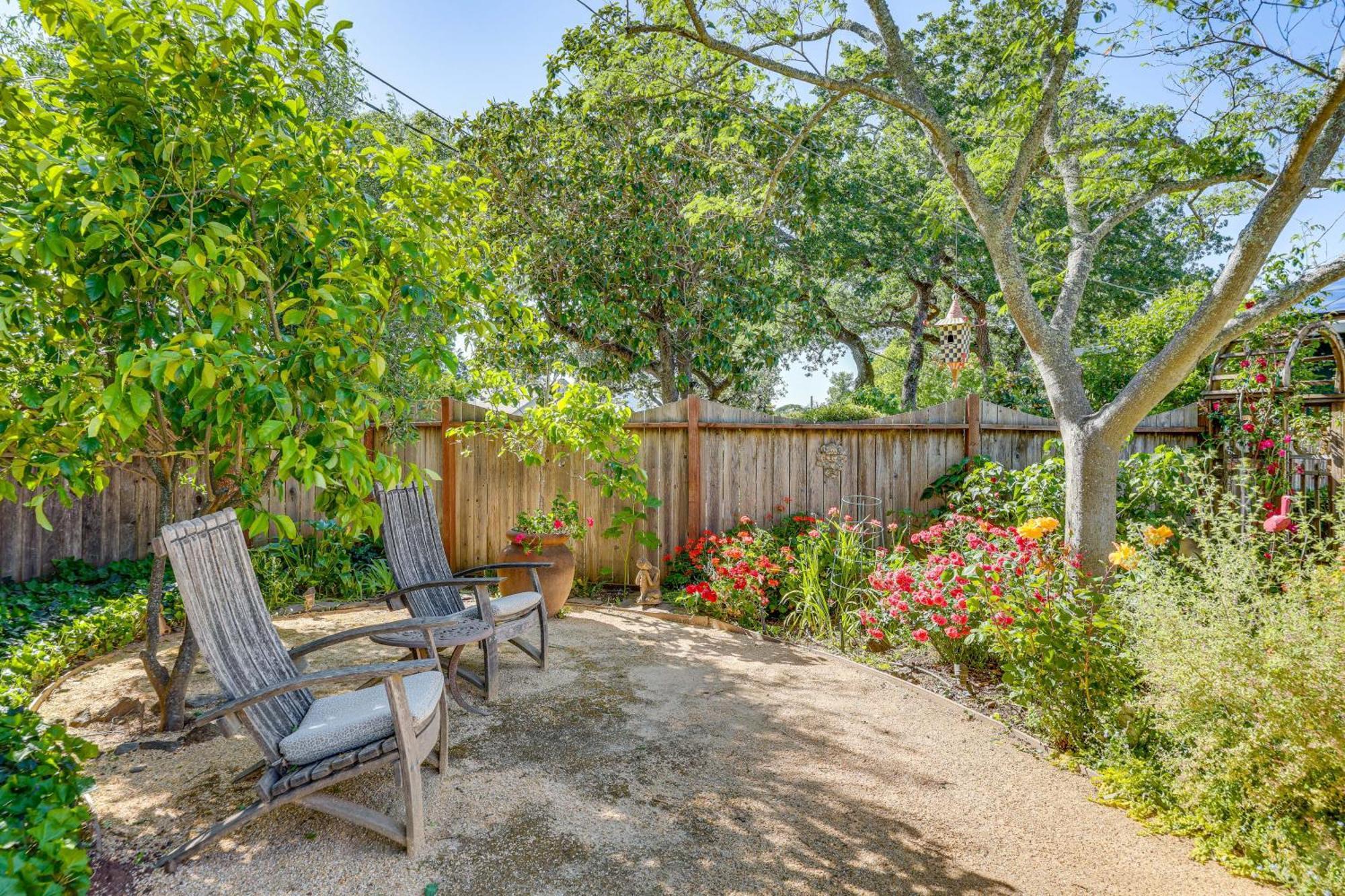 Romantic Casita With Garden And Deck 2 Miles To Plaza! Sonoma Buitenkant foto